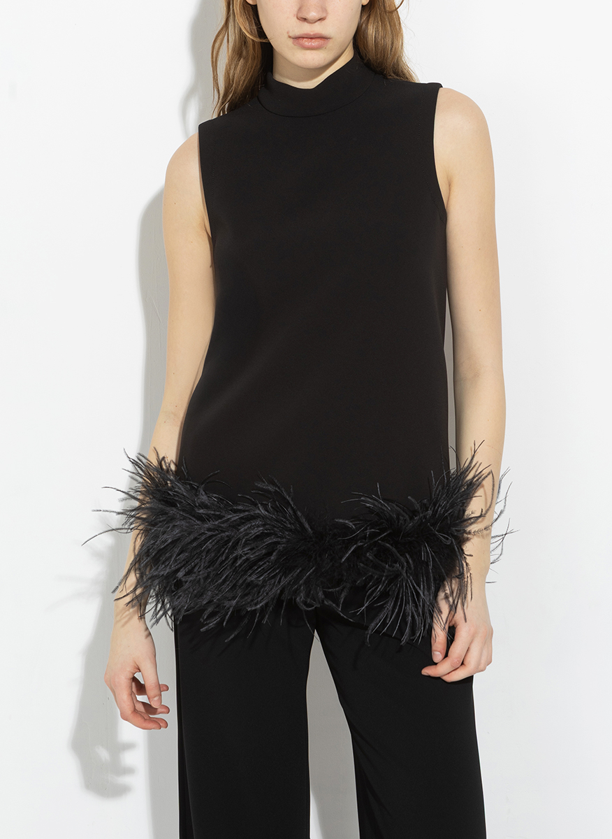 Топ с пера Max Mara Studio Msevello
