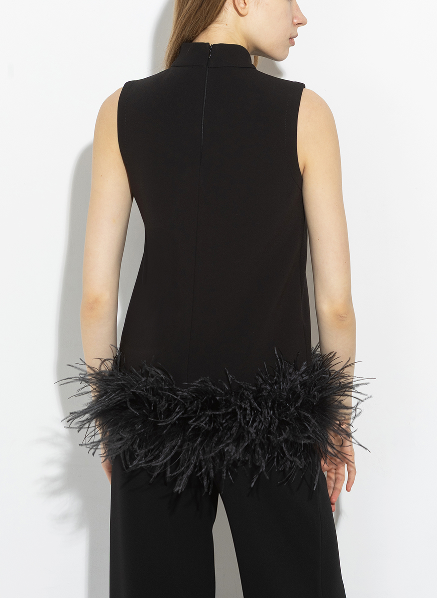 Топ с пера Max Mara Studio Msevello