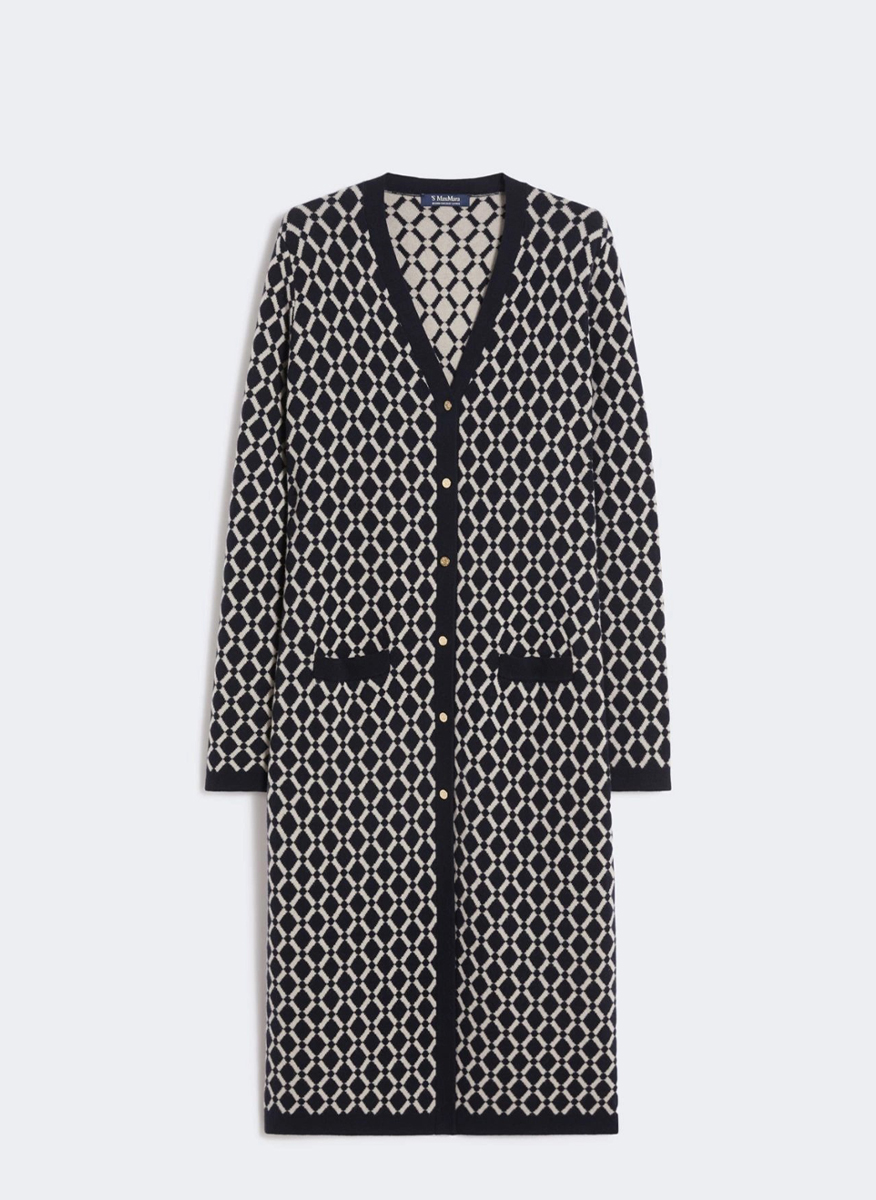 Дълга жилетка от вълна 'S Max Mara Smmazzurro