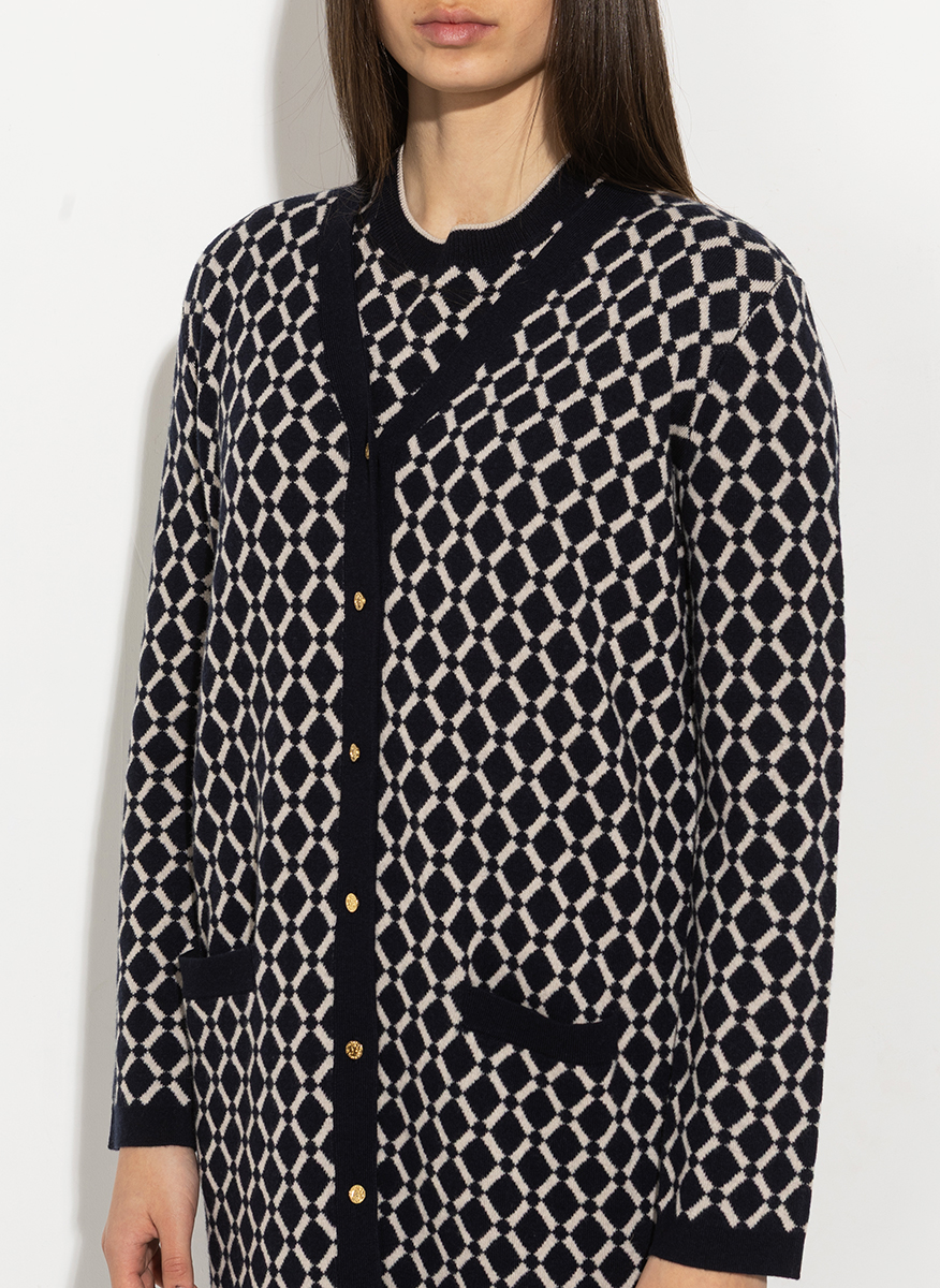 Дълга жилетка от вълна 'S Max Mara Smmazzurro