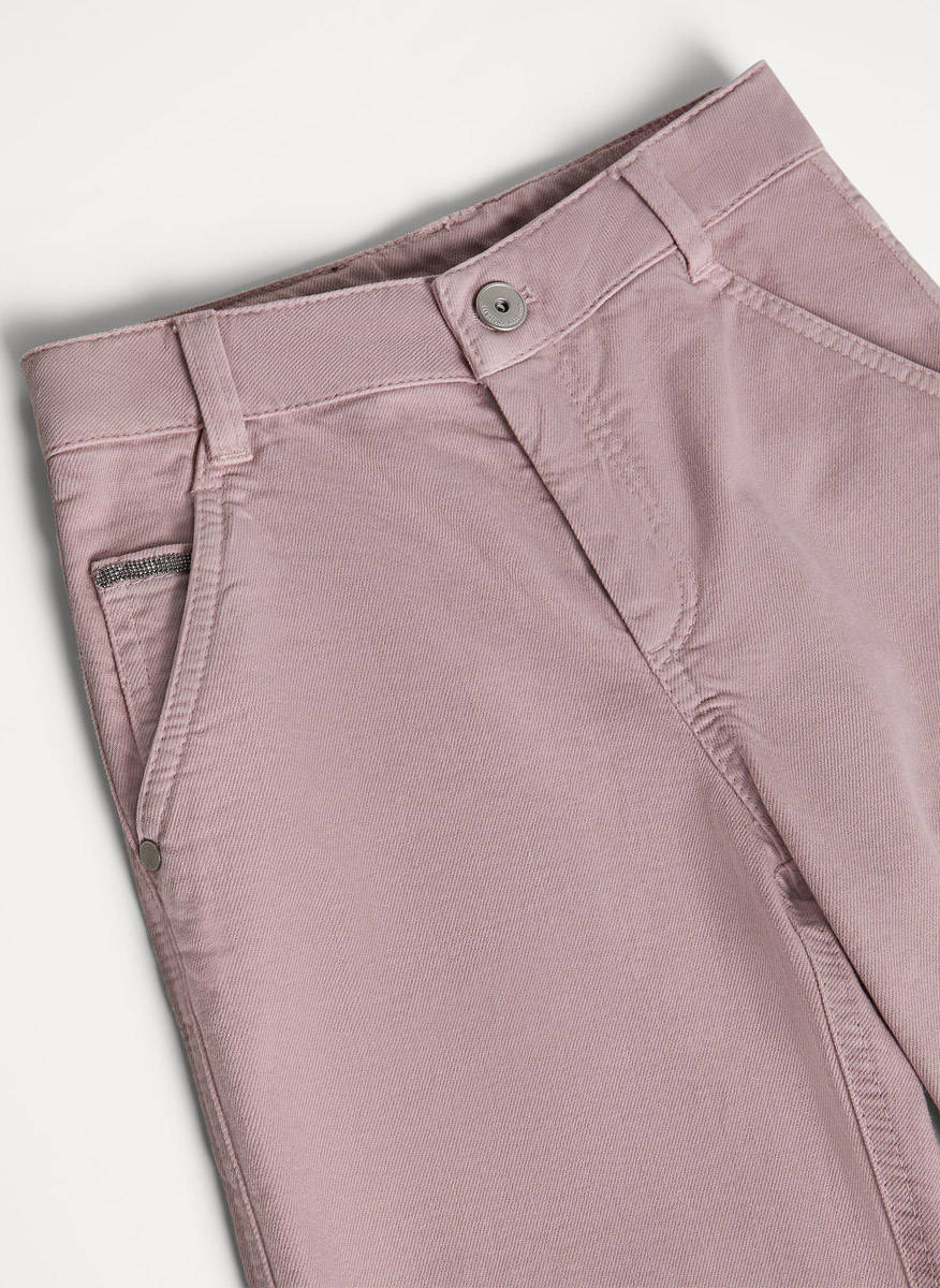 Brunello Cucinelli Kids 12 trousers with monili