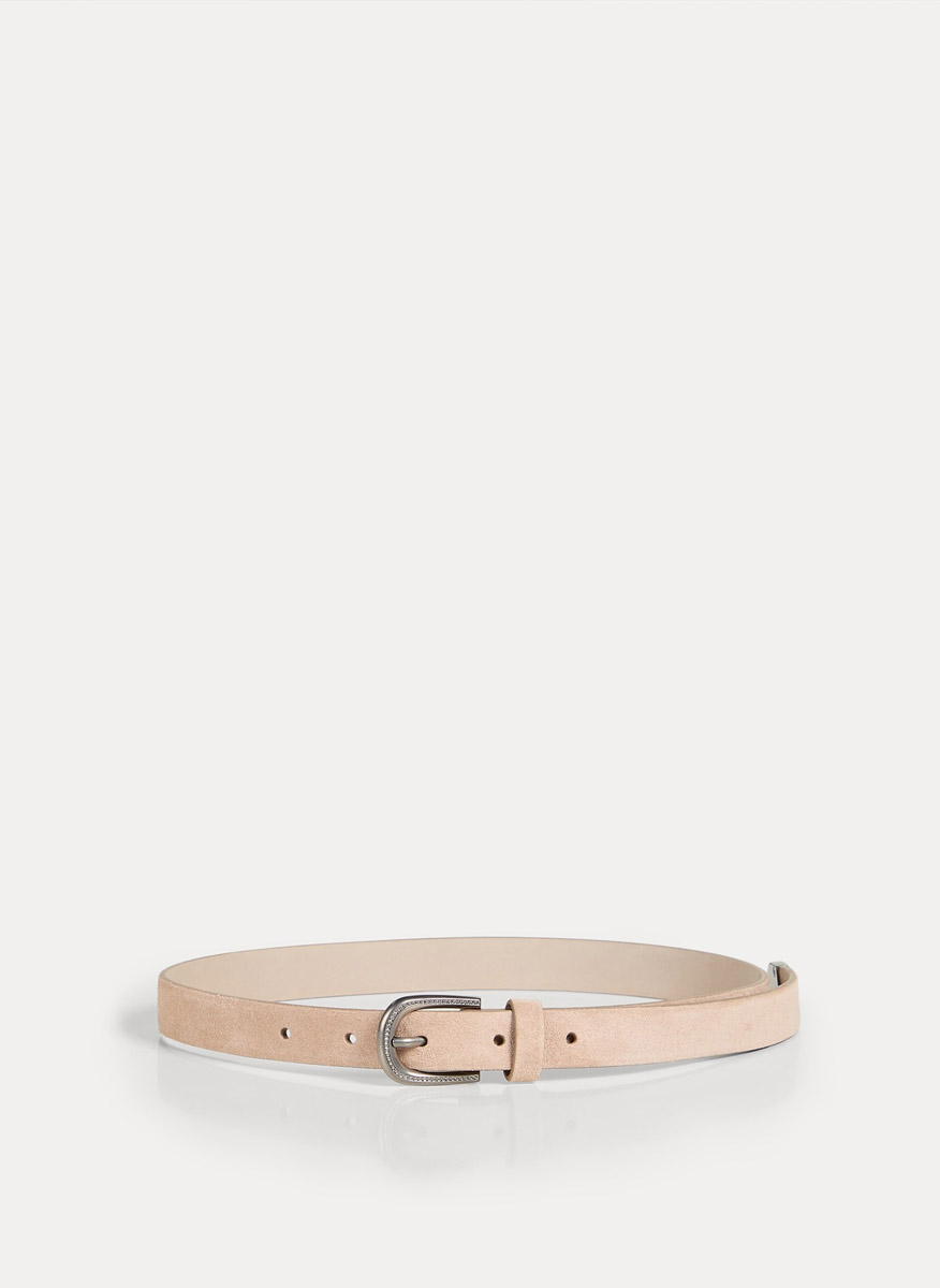 Brunello Cucinelli Kids S suede belt