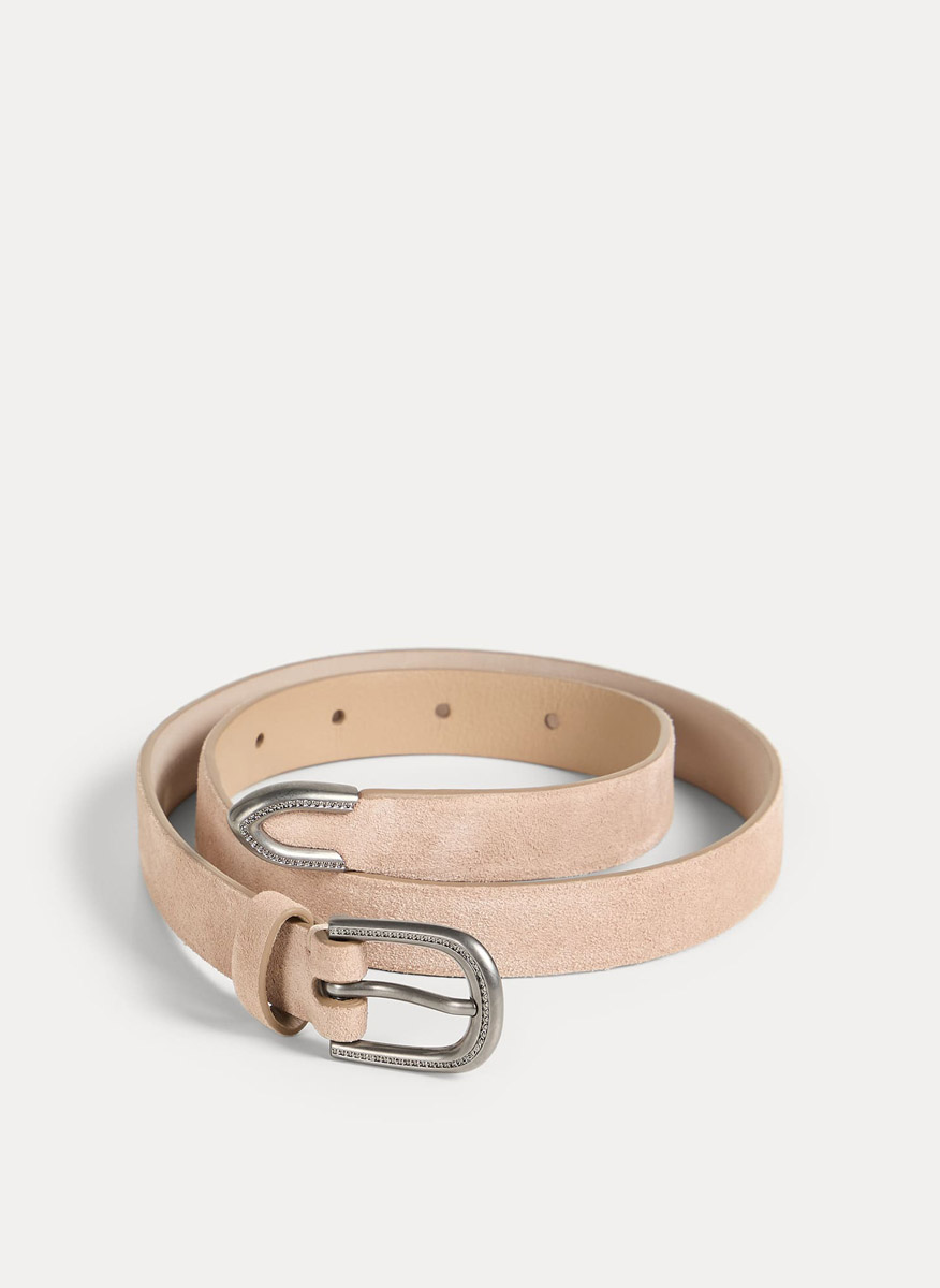 Brunello Cucinelli Kids S suede belt