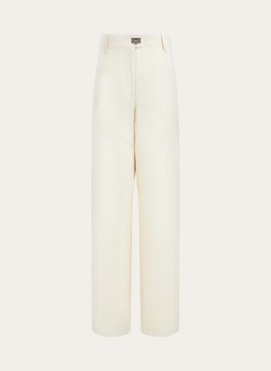 Ferragamo straight leg trousers