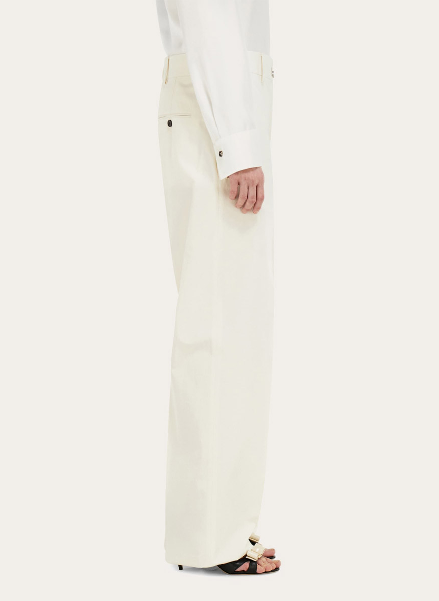 Ferragamo straight leg trousers