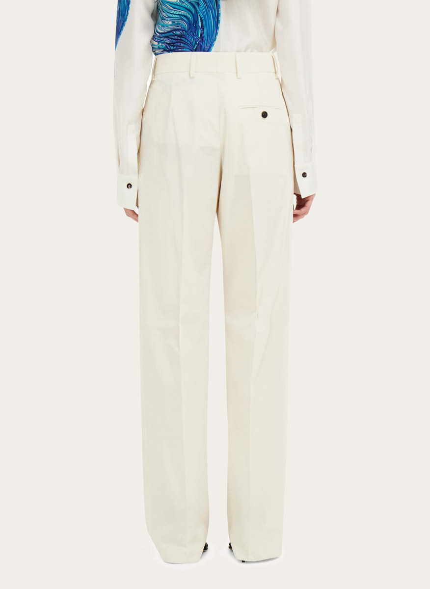 Ferragamo straight leg trousers