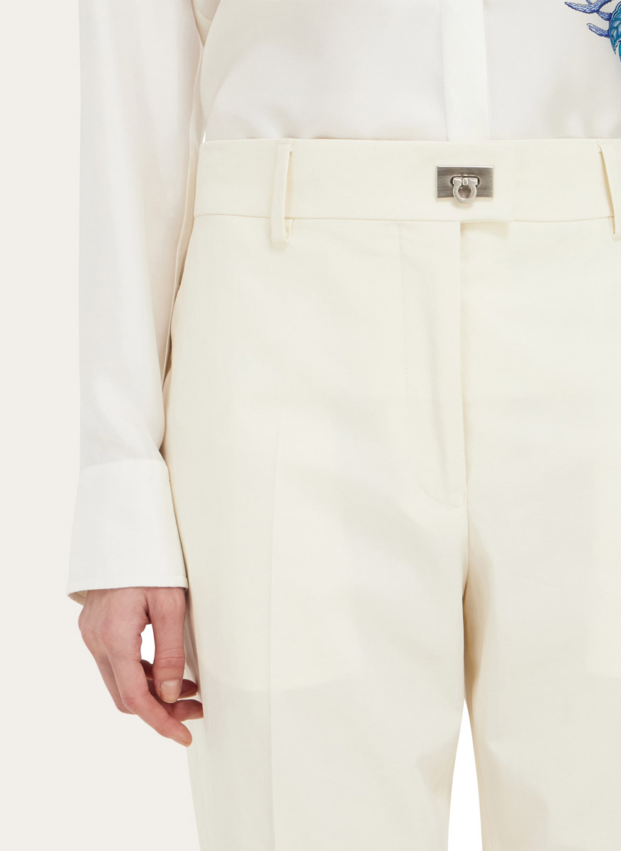 Ferragamo straight leg trousers