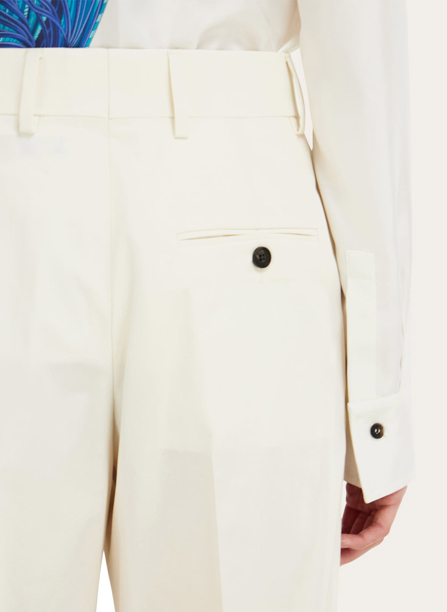 Ferragamo straight leg trousers