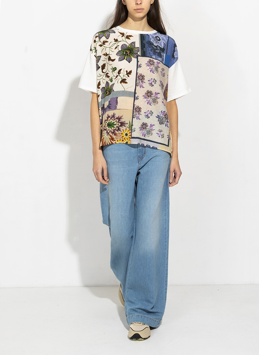 'Oversized' тишърт с принт Weekend Max Mara Wkdpampas