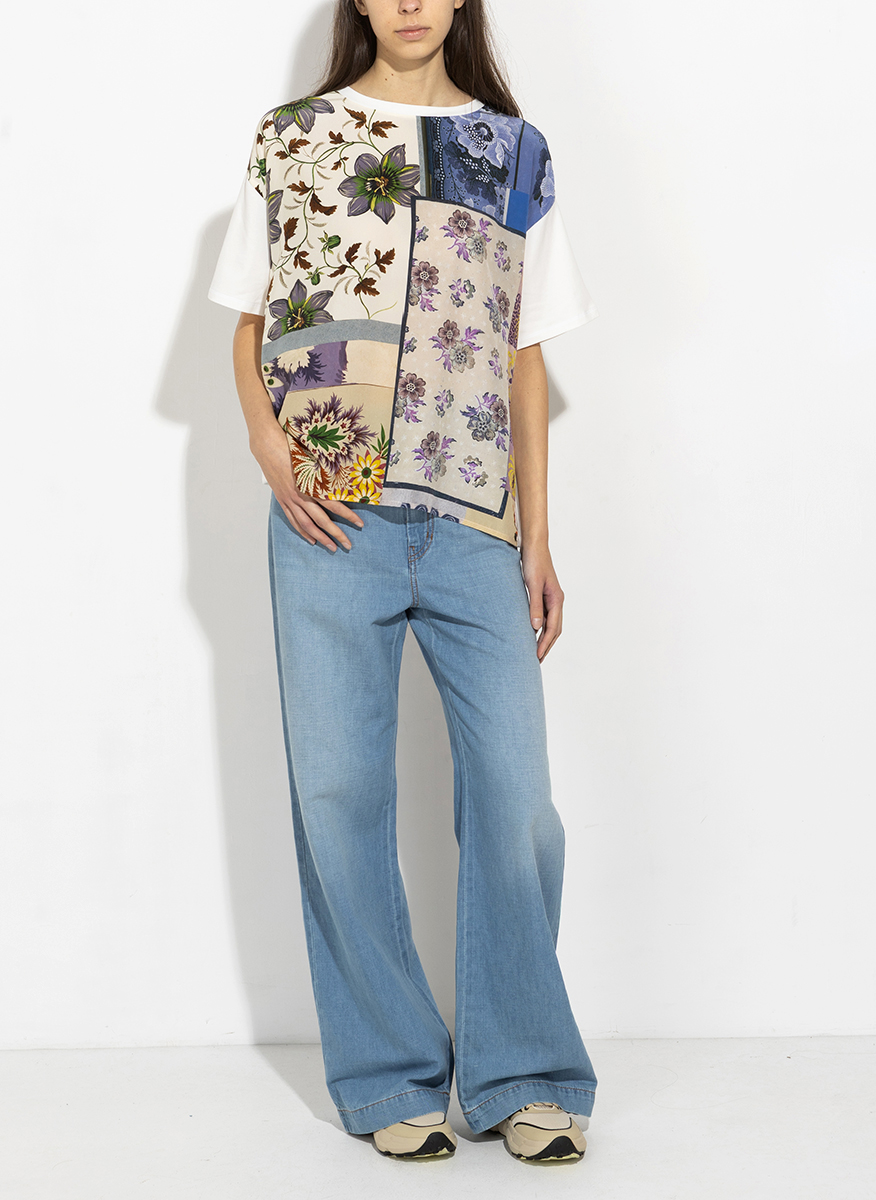 'Oversized' тишърт с принт Weekend Max Mara Wkdpampas