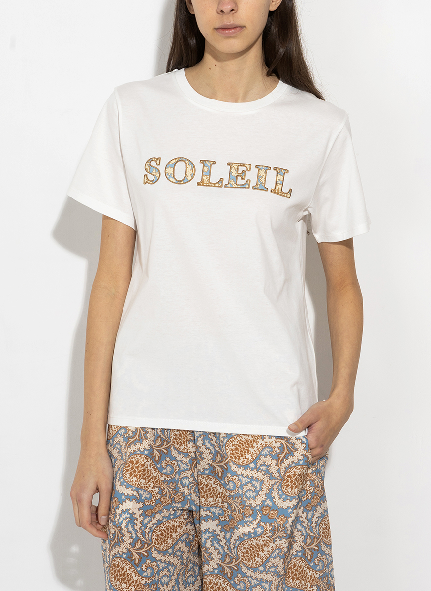 Weekend Max Mara Wkdbora T-shirt with embroidery