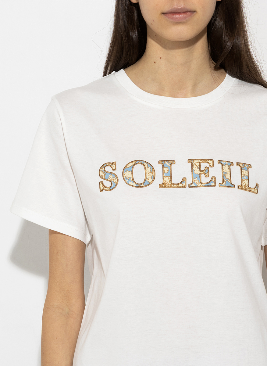 Weekend Max Mara Wkdbora T-shirt with embroidery