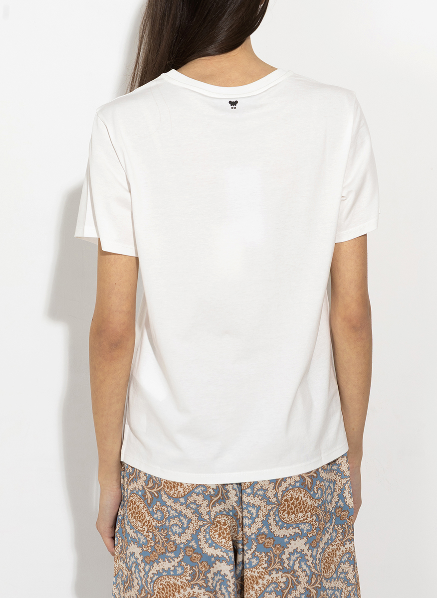 Weekend Max Mara Wkdbora T-shirt with embroidery