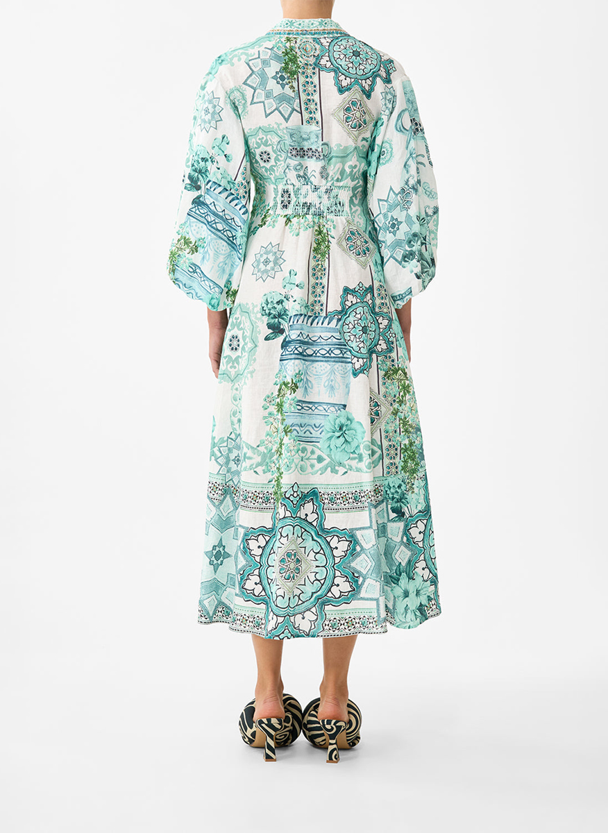 Camilla 'Balearic bebé' shirt dress