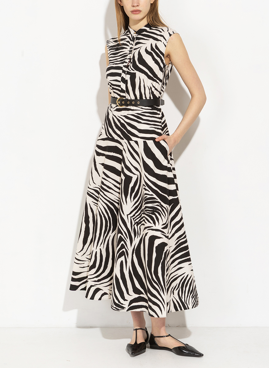 Max Mara Studio Mstwest printed dress