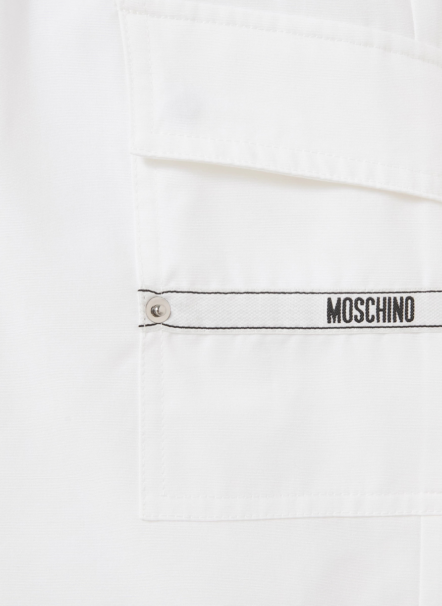 Къс карго панталон Moschino Kids