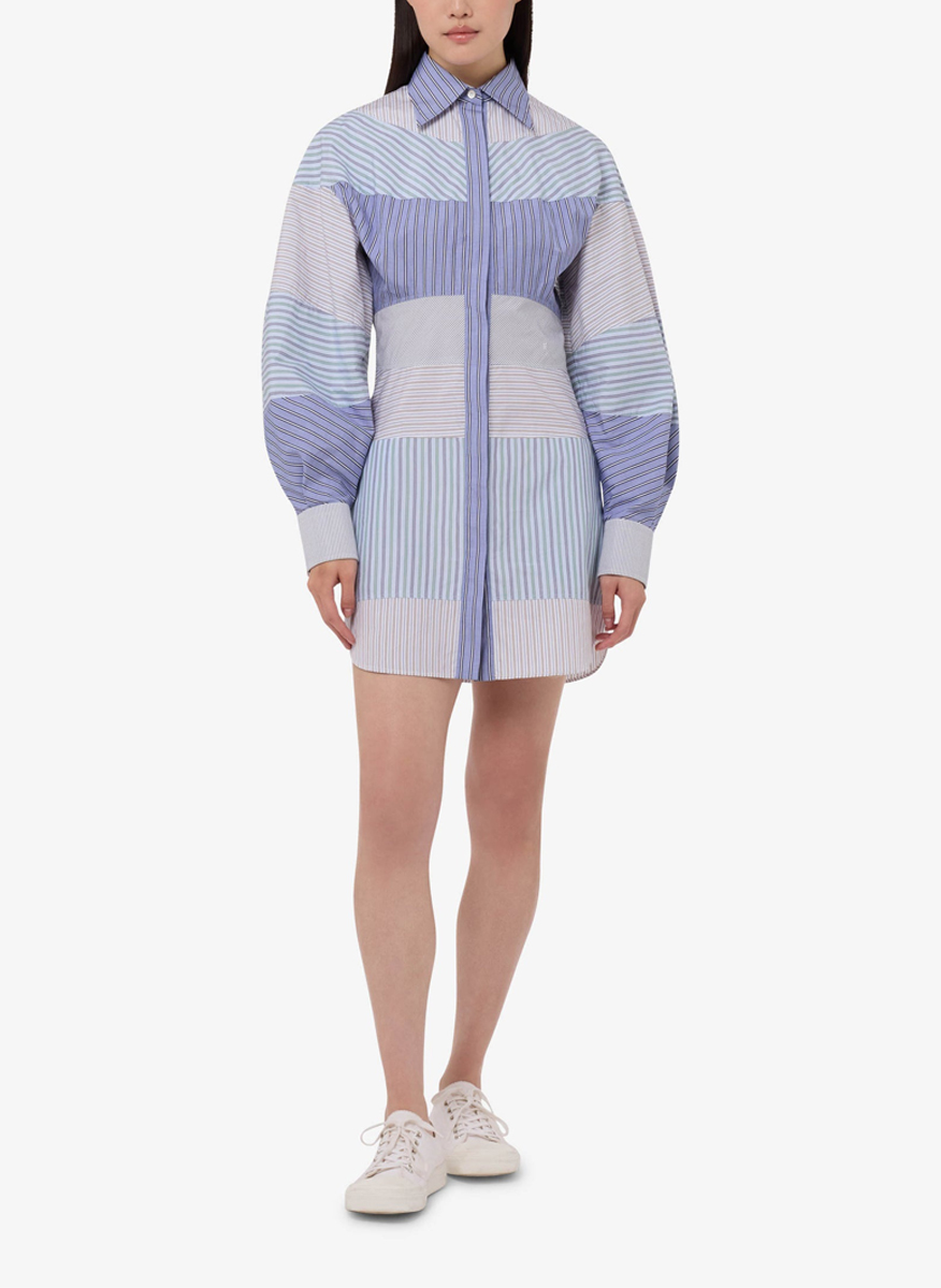 Moschino striped shirt dress