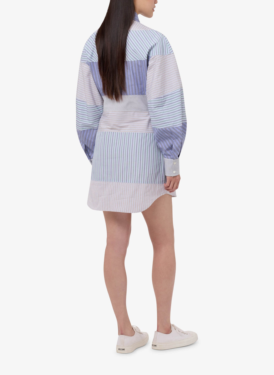 Moschino striped shirt dress
