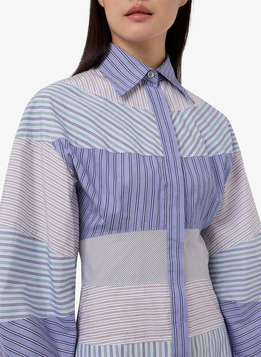 Moschino striped shirt dress