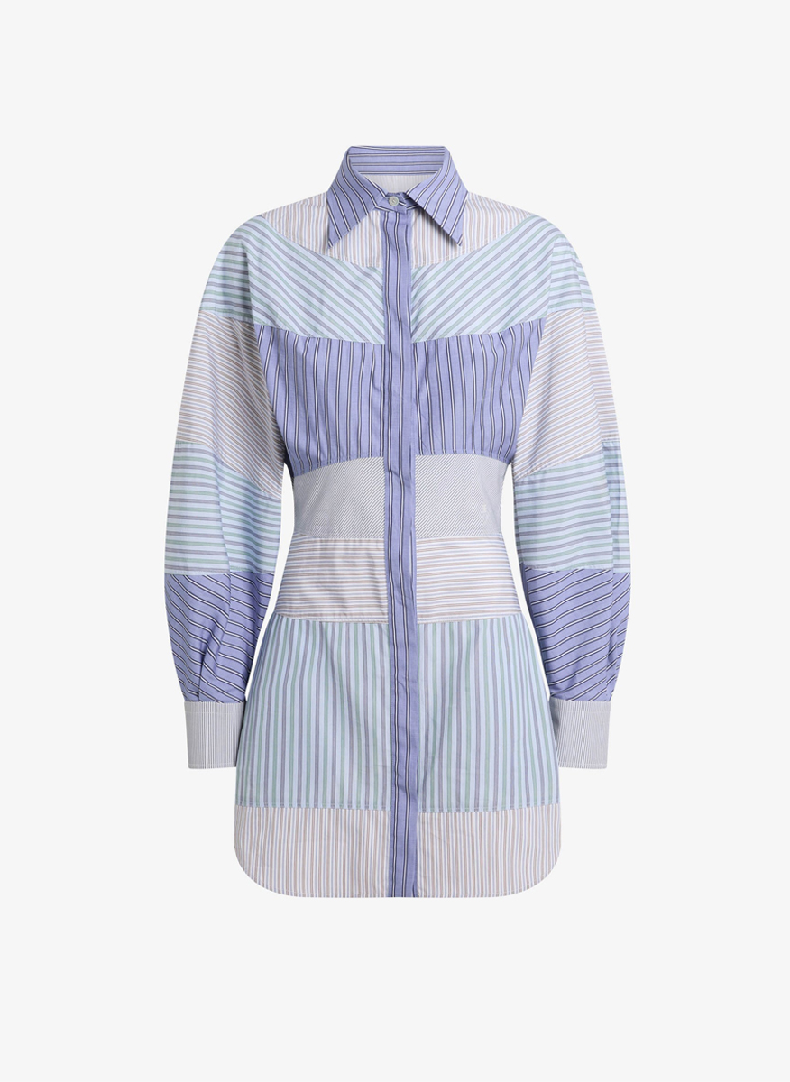 Moschino striped shirt dress