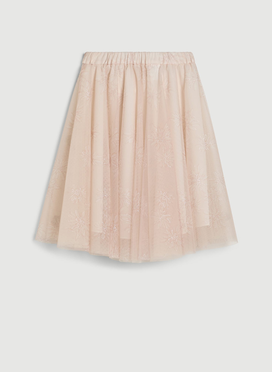 Пола с флорален принт Brunello Cucinelli Kids 12