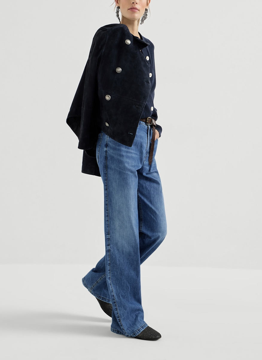 Деним 'Vintage look' Brunello Cucinelli