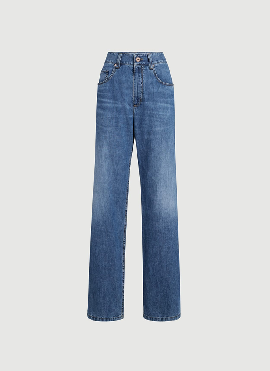 Деним 'Vintage look' Brunello Cucinelli