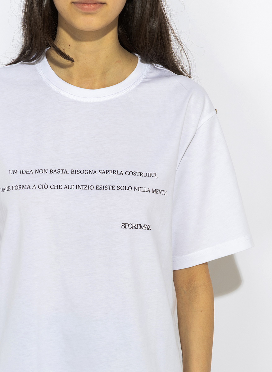 Sportmax Spdquiete Oversized fit t-shirt