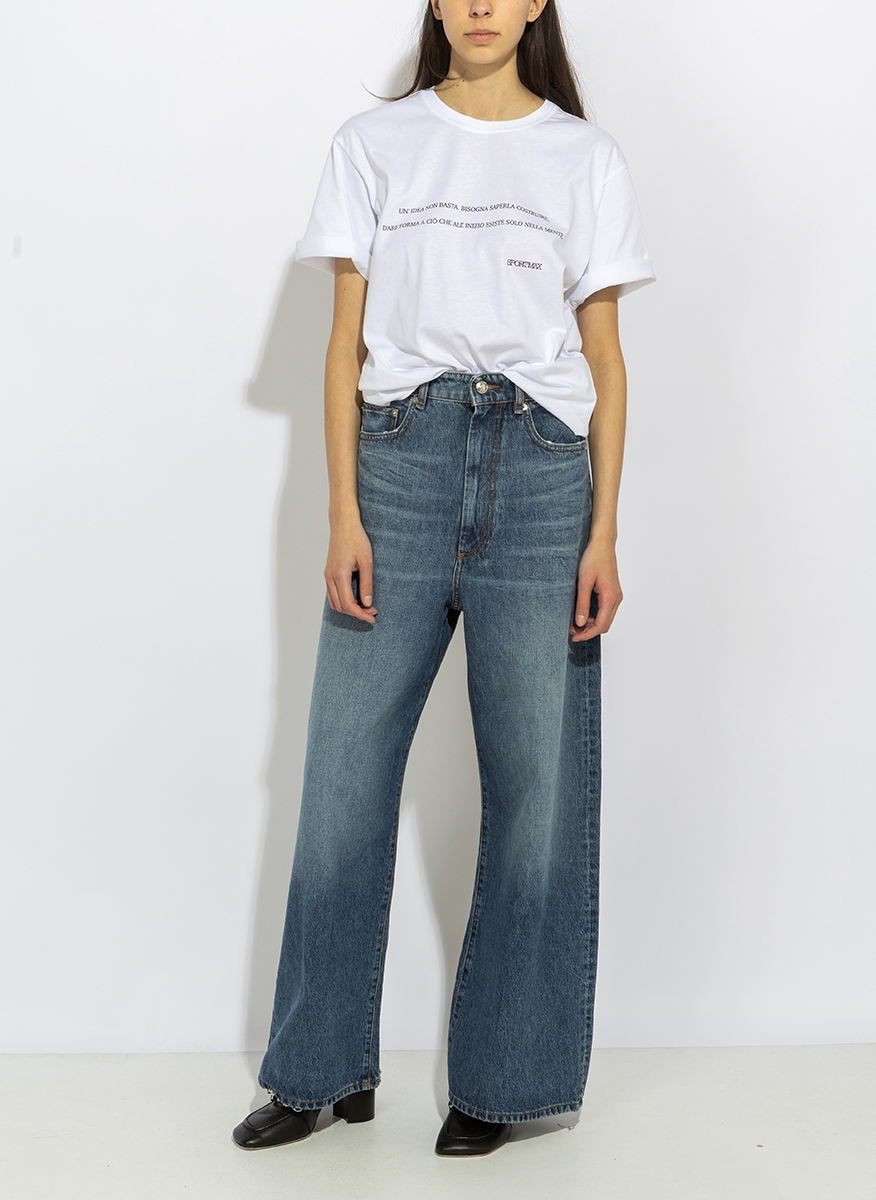 Sportmax Spdquiete Oversized fit t-shirt