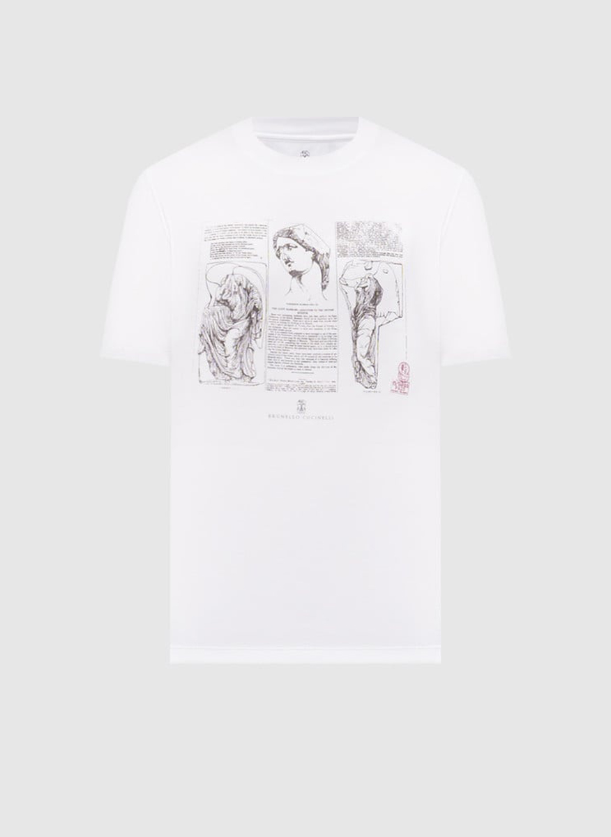 Brunello Cucinelli printed T-shirt
