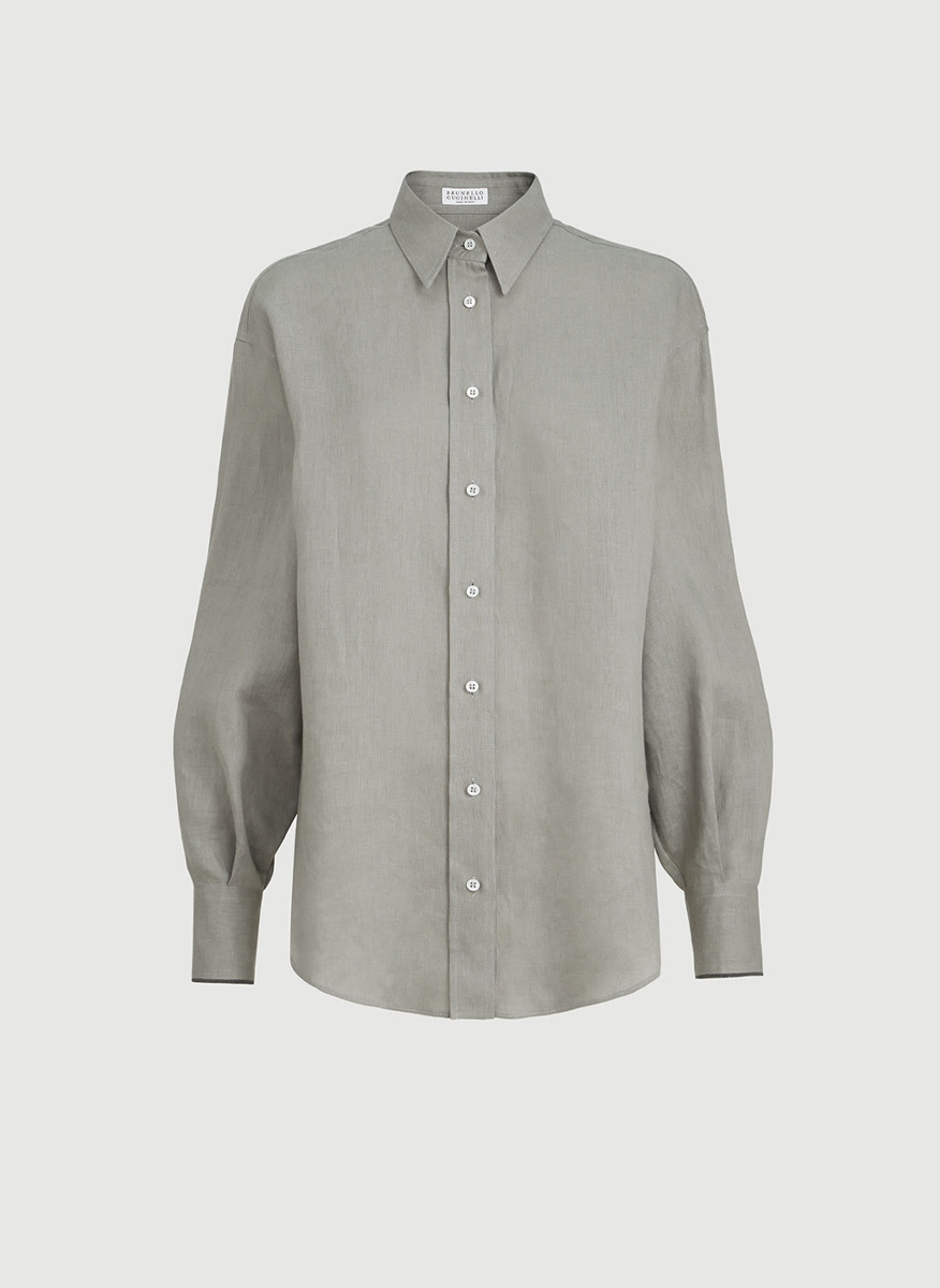 Brunello Cucinelli 100% linen shirt