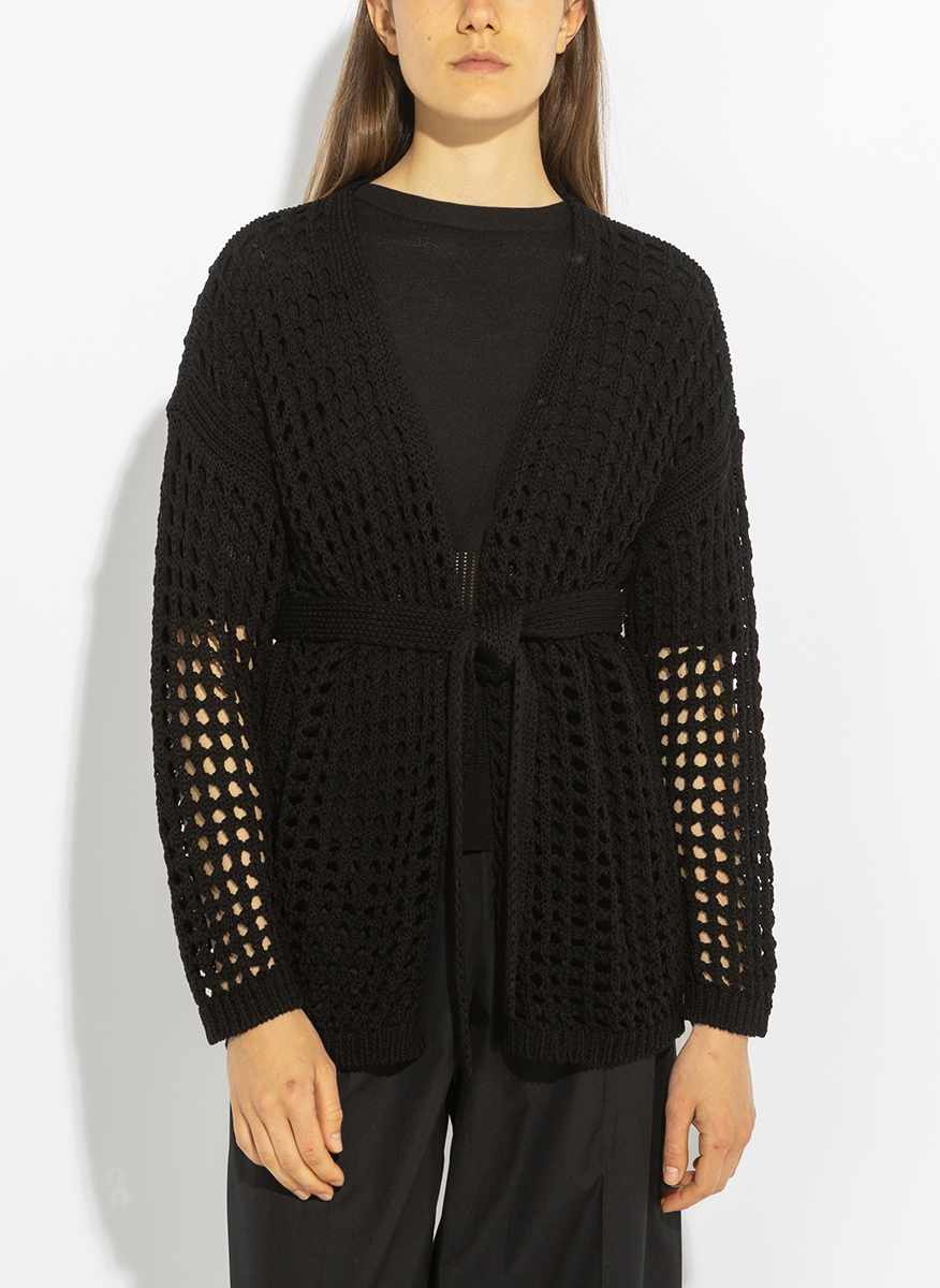 Max Mara Mxpgelo cardigan with sheer effect