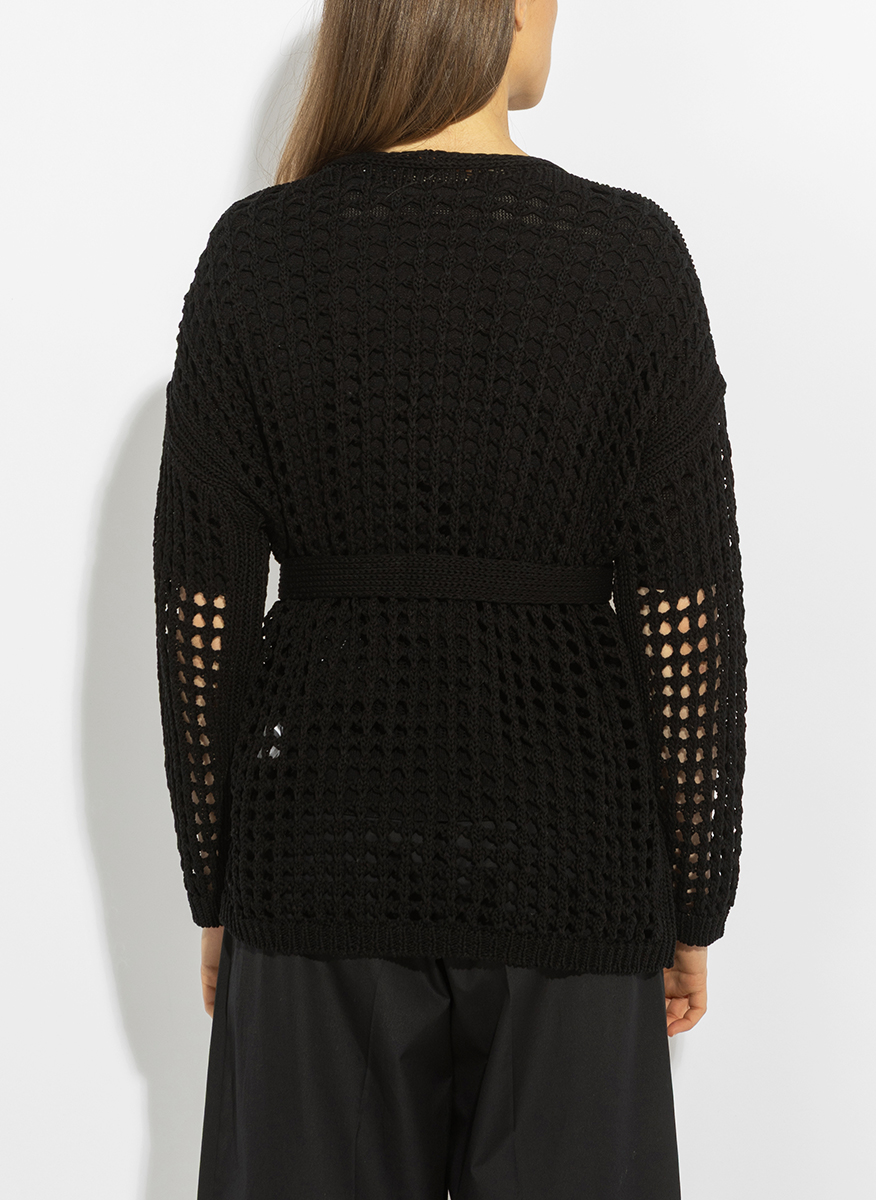 Max Mara Mxpgelo cardigan with sheer effect