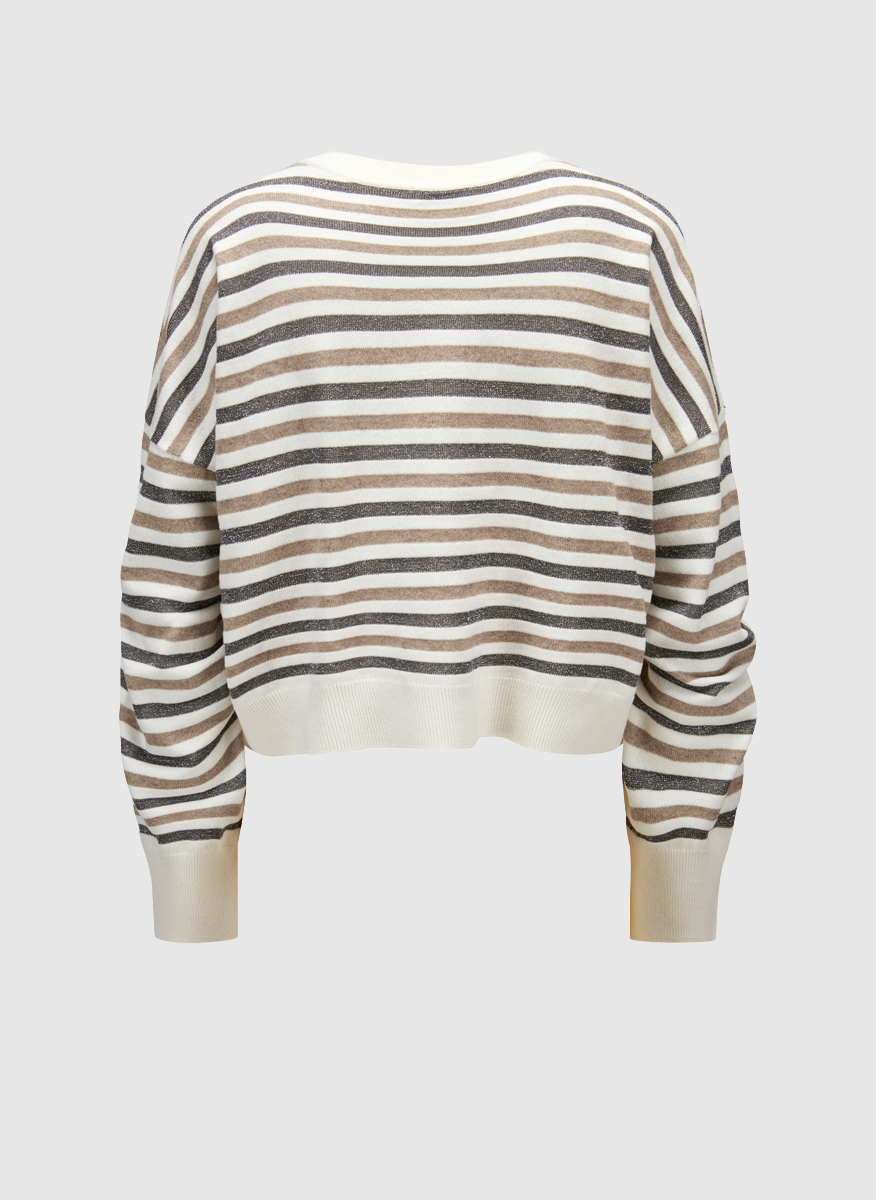 Brunello Cucinelli striped cashmere sweater