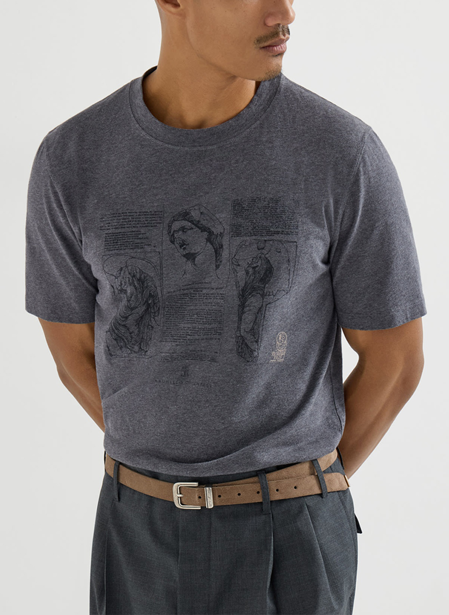 Brunello Cucinelli printed T-shirt
