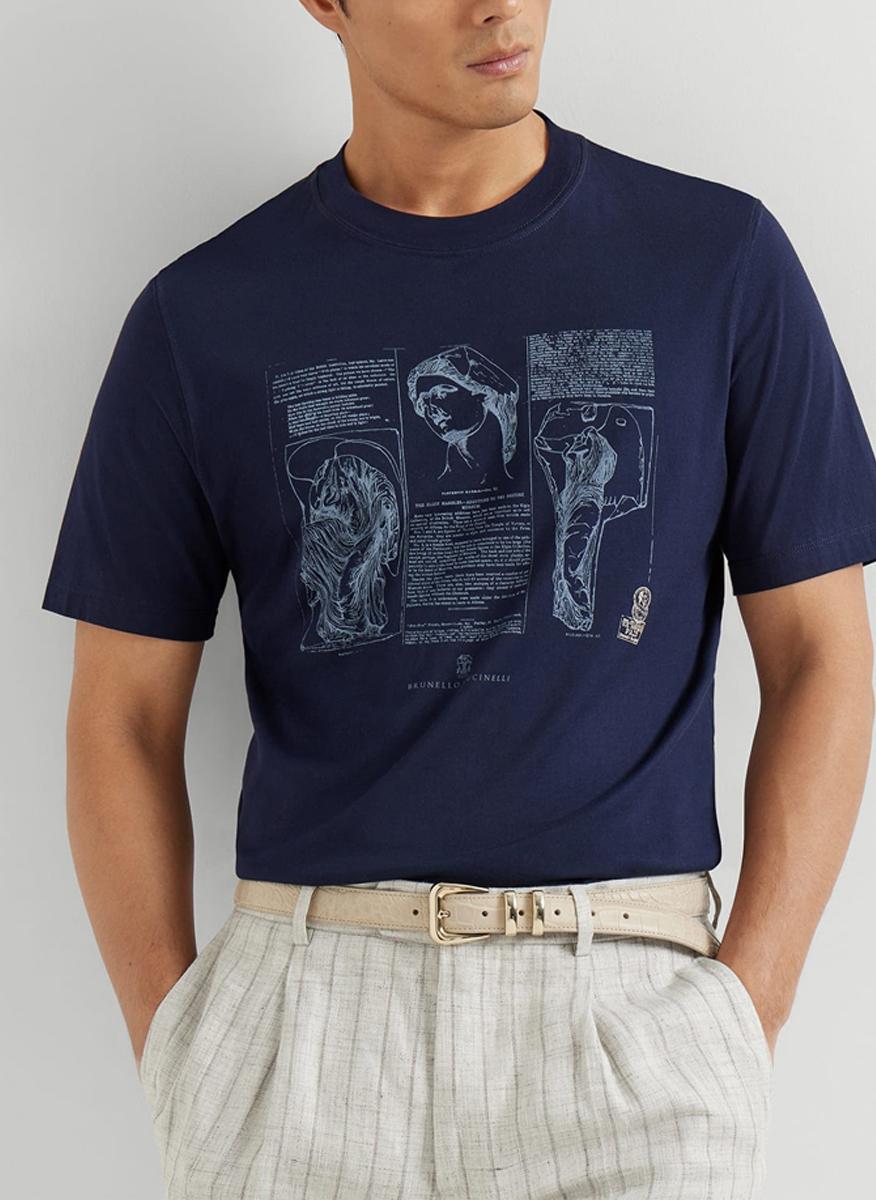 Brunello Cucinelli printed T-shirt