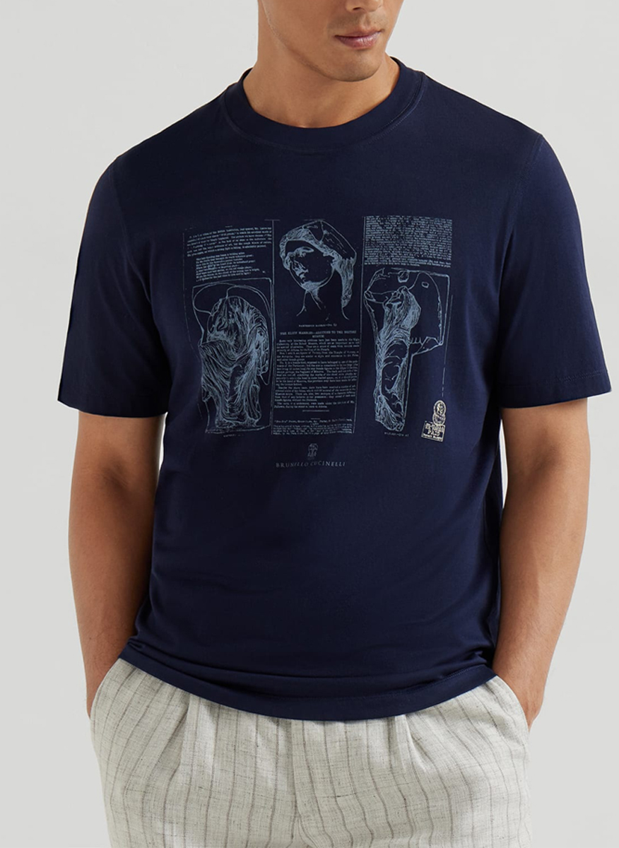Brunello Cucinelli printed T-shirt