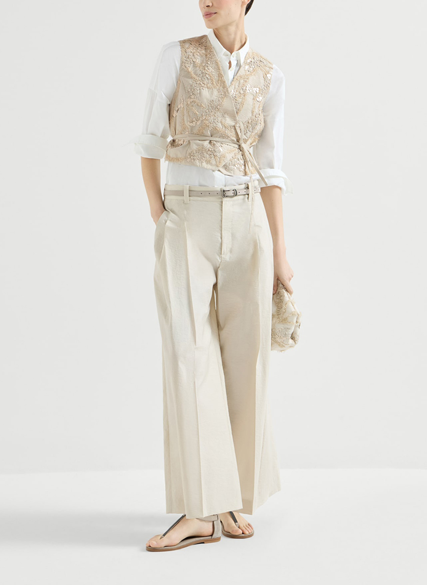 Brunello Cucinelli sequined vest