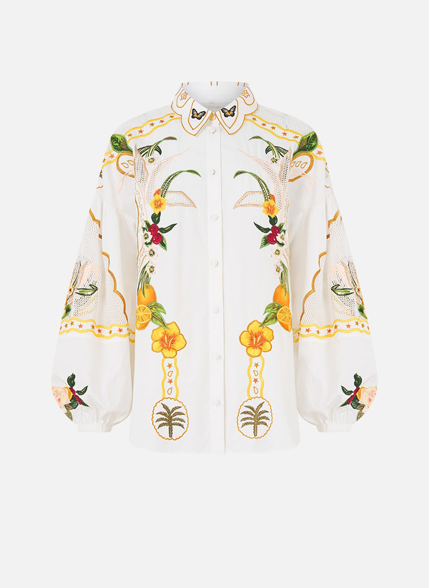 Риза с бродерия 'Va va vintage' Camilla