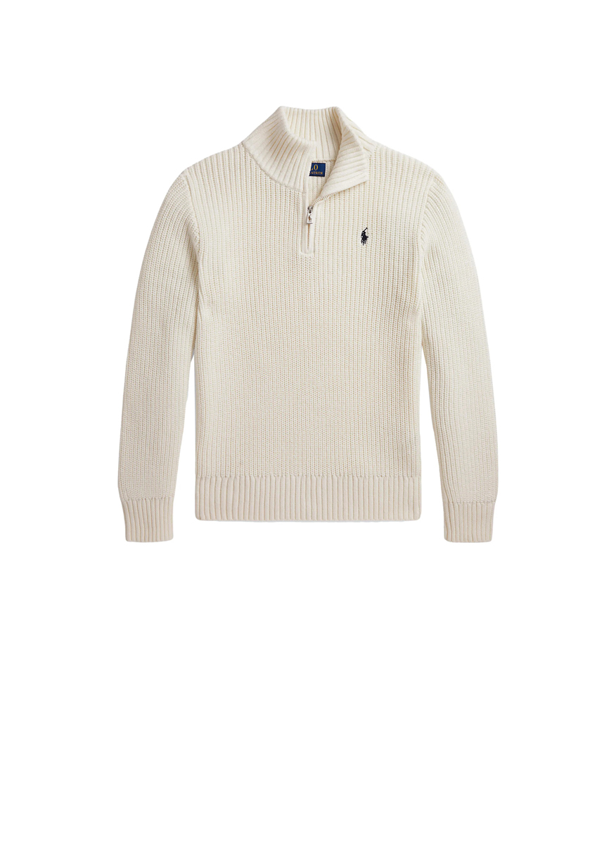 Пуловер с лого бродерия Ralph Lauren Kids 7-14