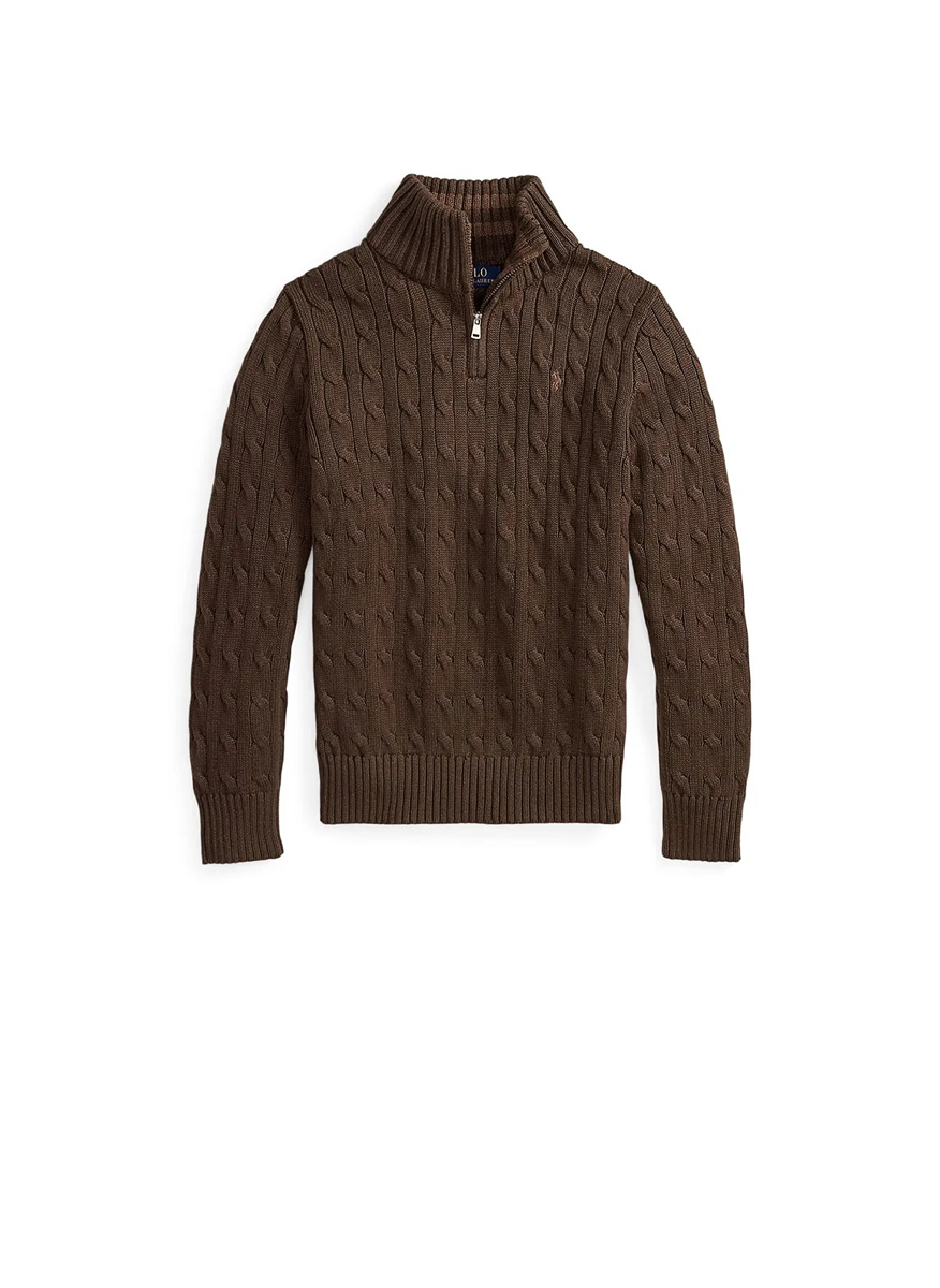 Пуловер с лого бродерия Ralph Lauren Kids 7-14