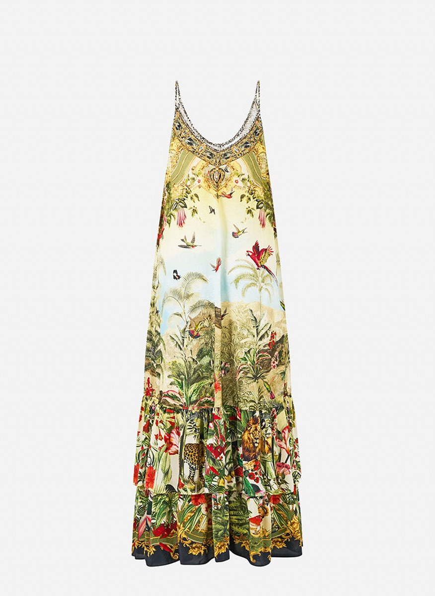 Camilla 'Wanderlust Empire' maxi dress