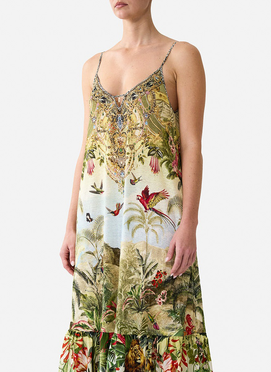 Camilla 'Wanderlust Empire' maxi dress
