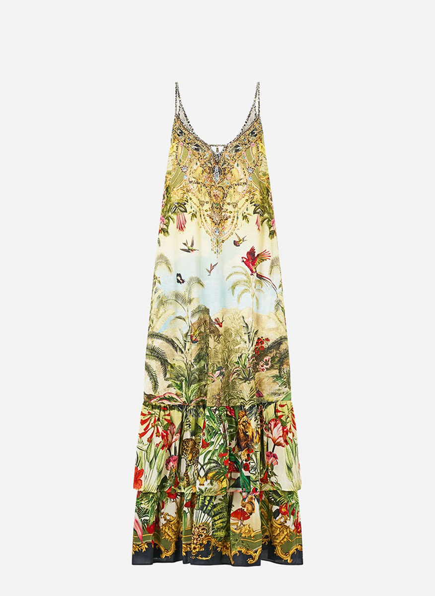Camilla 'Wanderlust Empire' maxi dress