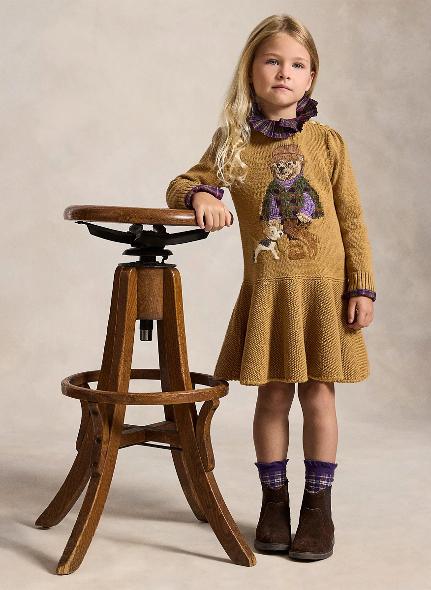 Рокля 'Polo Bear' Ralph Lauren Kids 2-7