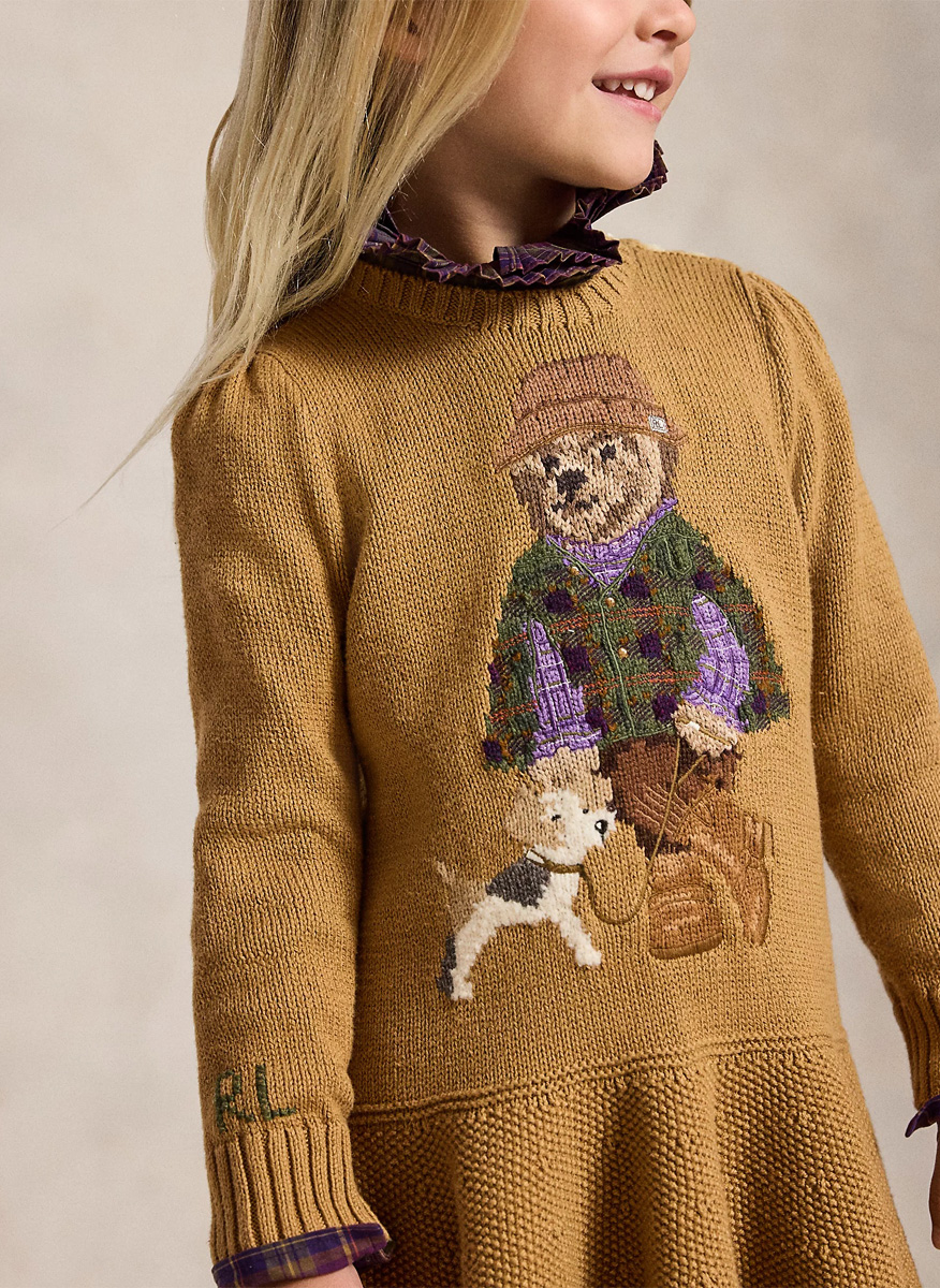 Рокля 'Polo Bear' Ralph Lauren Kids 2-7