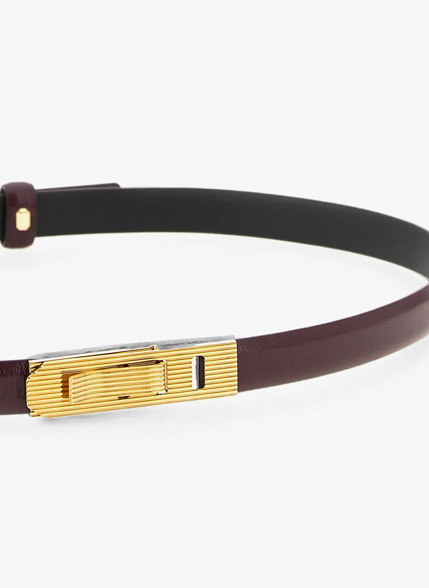 Alberta Ferretti leather belt