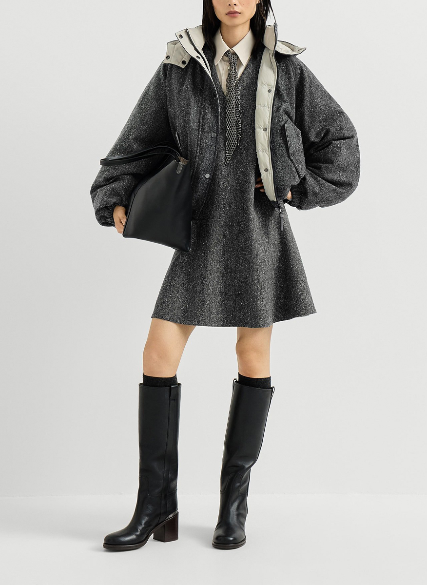Brunello Cucinelli virgin wool dress