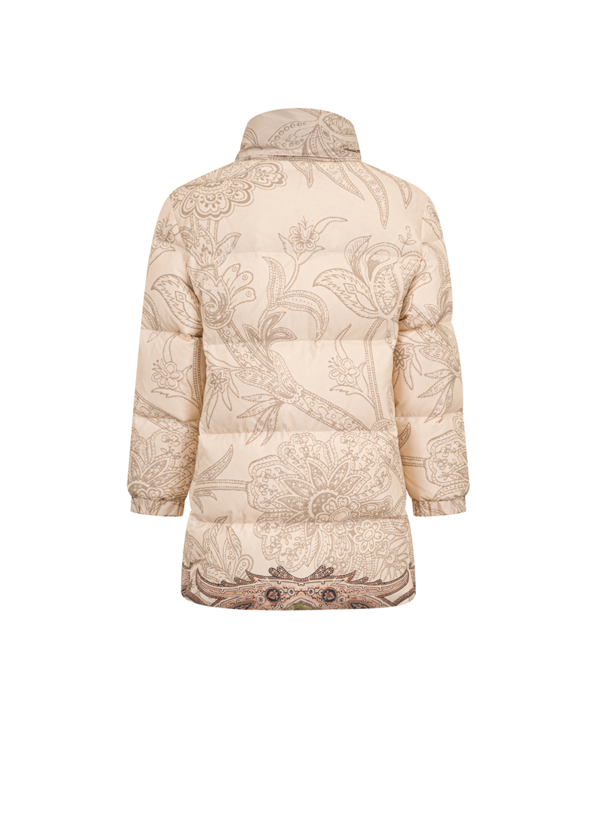 Пухено яке с принт 'Paisley' Etro Kids