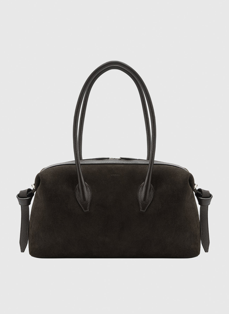 Yuzefi 'Brioche Duffle' suede bag1